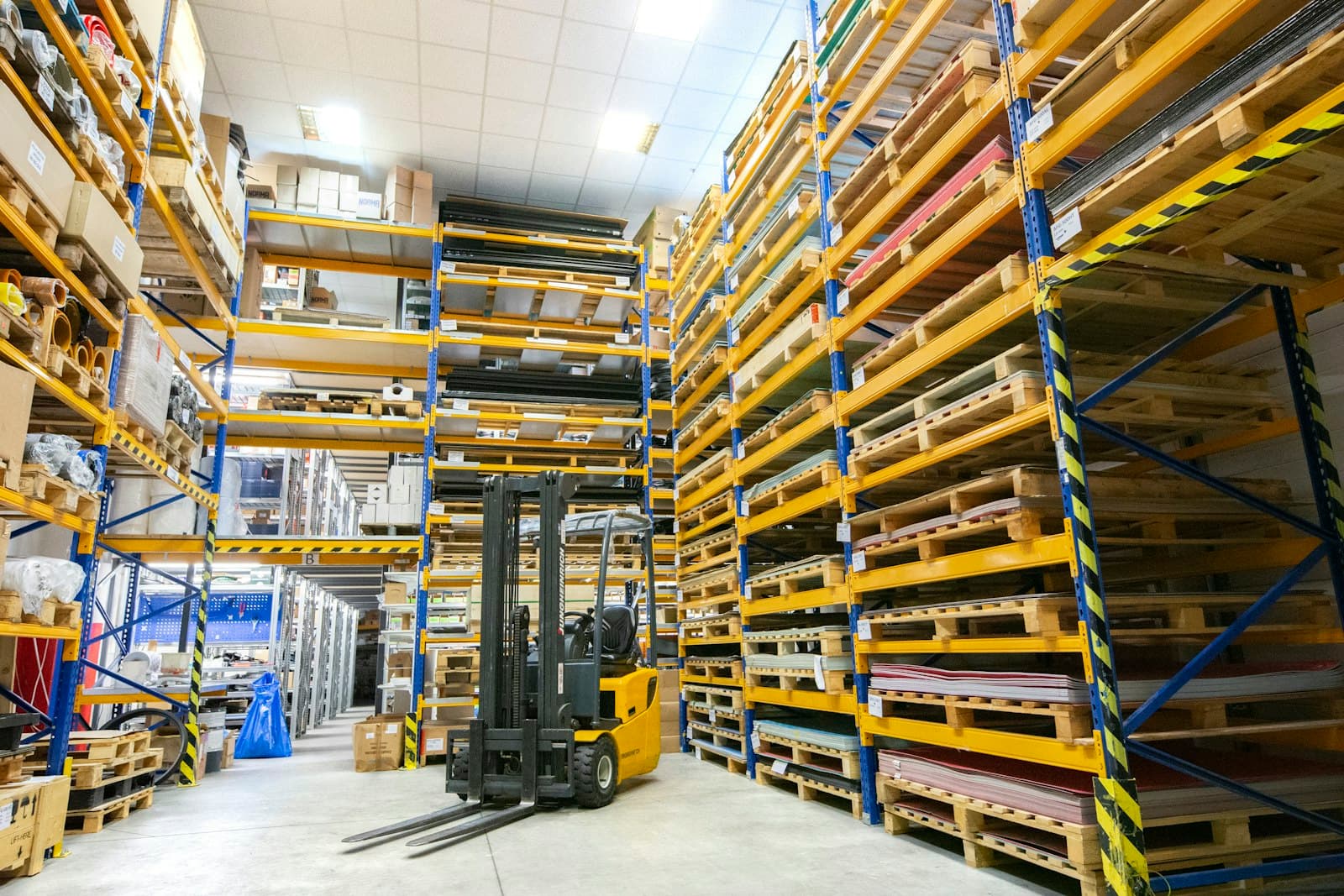 Magazijn interieur